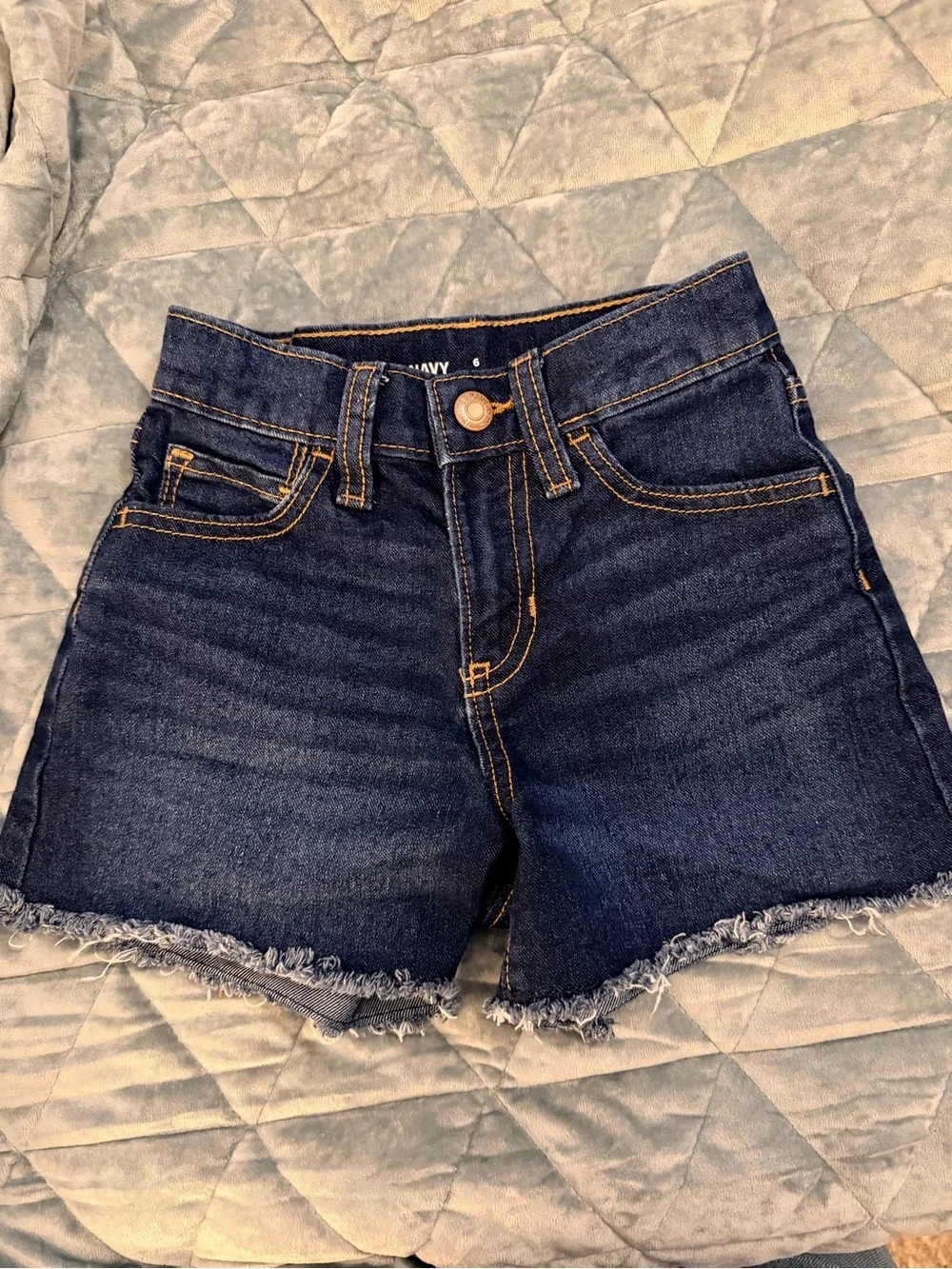 Old Navy Three-Pack Blue Denim Shorts